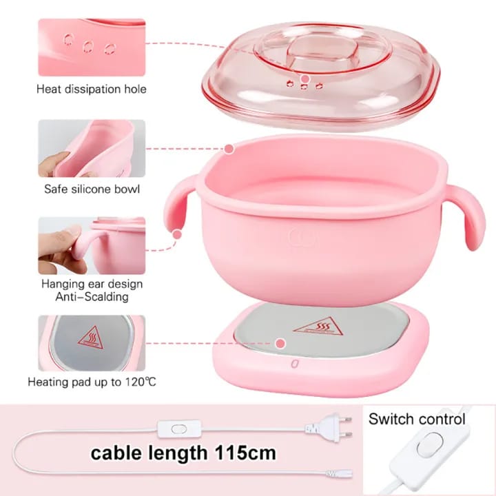 3 in 1 Portable Silicone Wax Warmer 100ML - Image 6